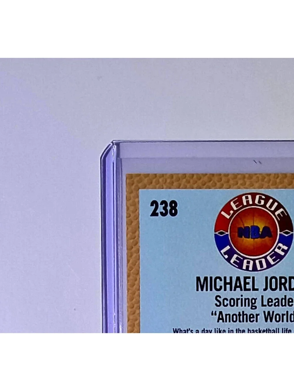 Michael Jordan 1992-93 Fleer League Leader #238 Basketball Card Chicago Bulls